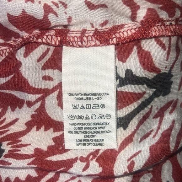 Free People Rogue Floral Open Front Kimono 100% Rayon Womens Size Medium - Picture 8 of 12